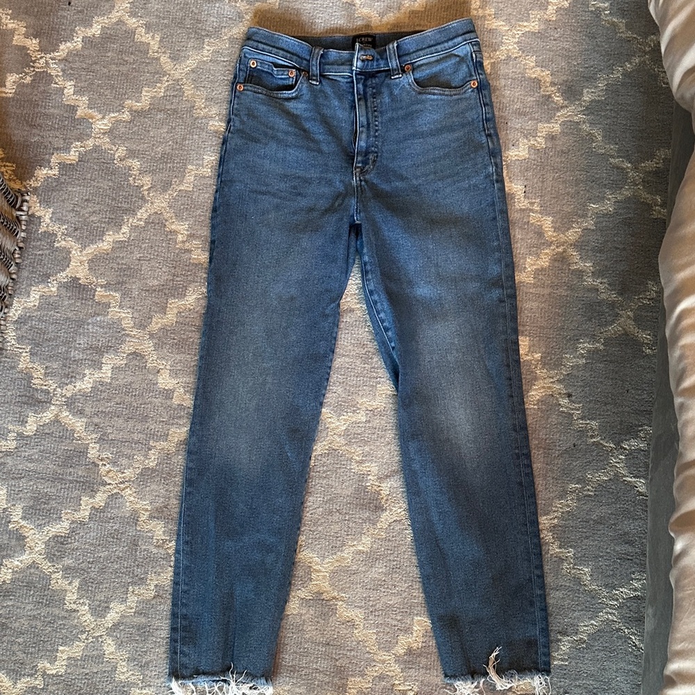 J. Crew Blue Ankle Jeans